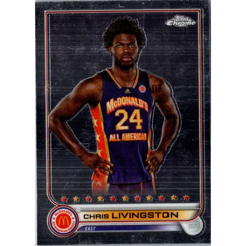 2022 Topps Chrome McDonald's All American Chris Livingston #51