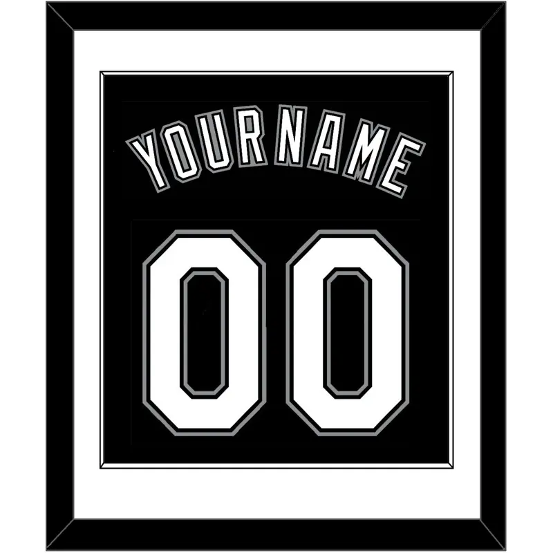 Chicago Name & Number - Alternate Black - Single Mat 1
