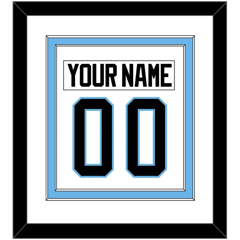 Utah Nameplate & Number (Back) Combined - Road White - Double Mat 1