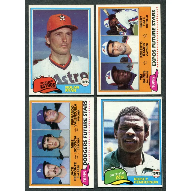 1981 Topps Baseball Complete Set EX EX/MT (726) (25-023)