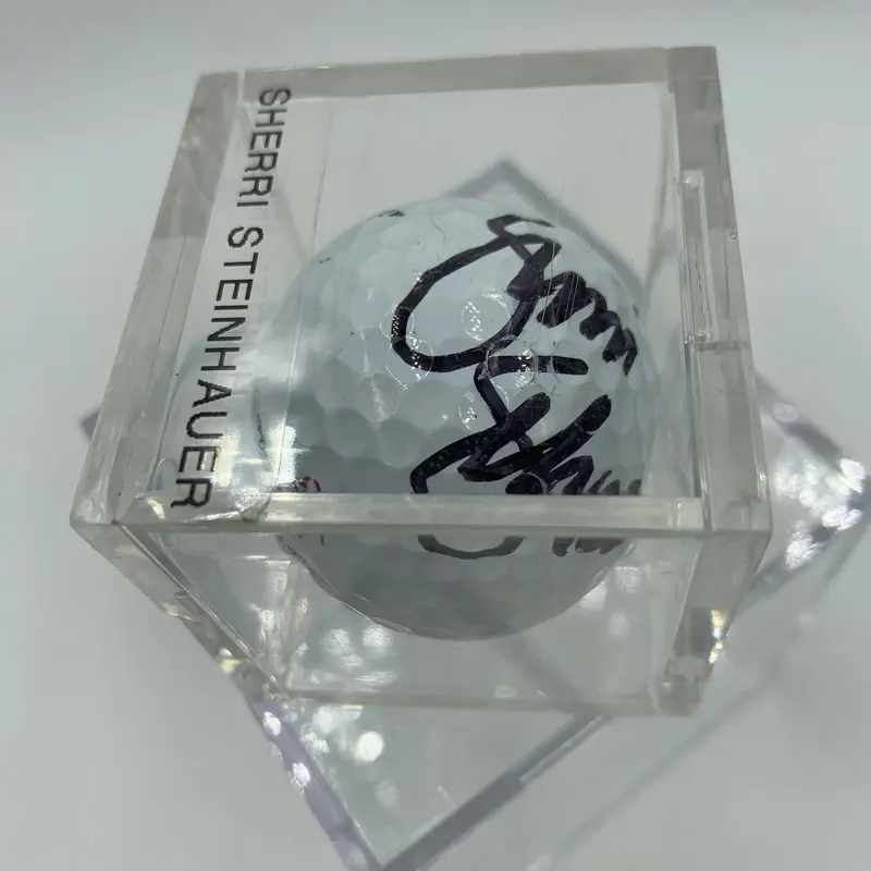 Sherri Steinhauer Signed Autographed Golf Ball PGA With JSA COA