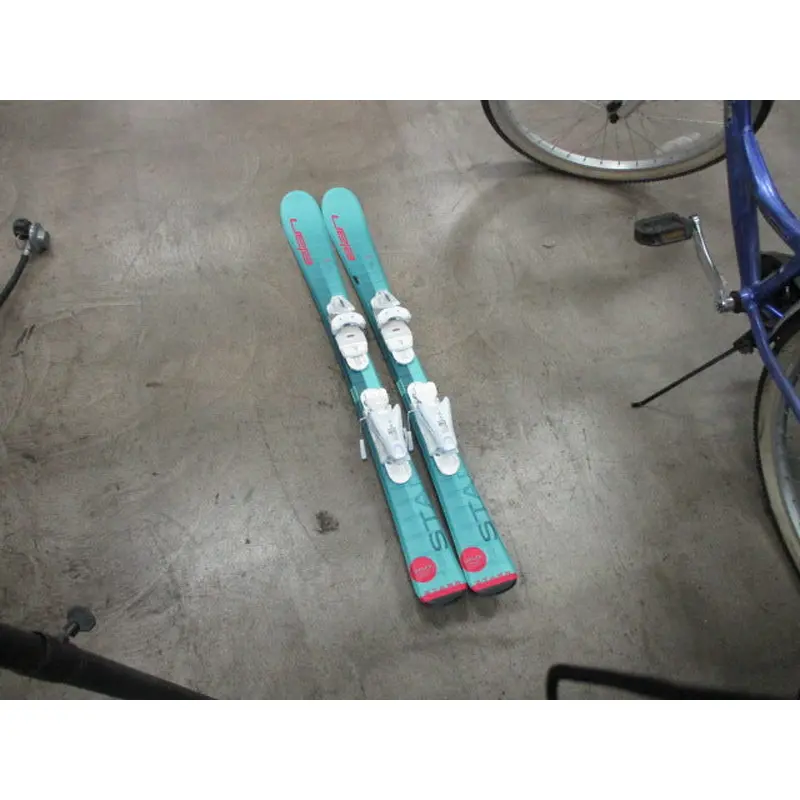 Used Elan Star Size 110CM Downhill Skis W/ Elan Bindings