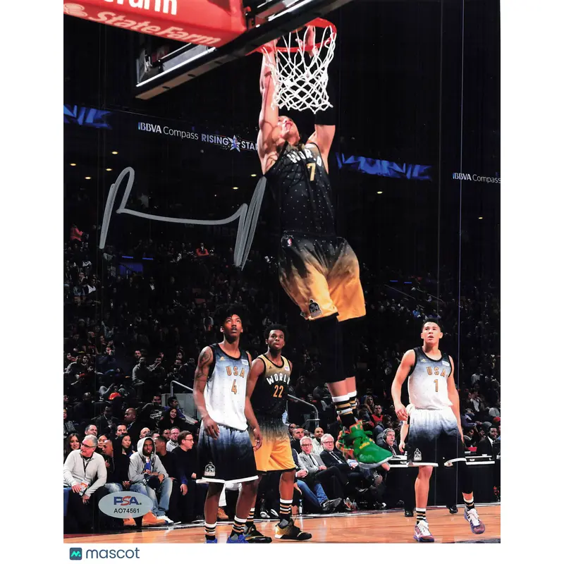 Dwight Powell Signed 8x10 Photo PSA Dallas Mavericks