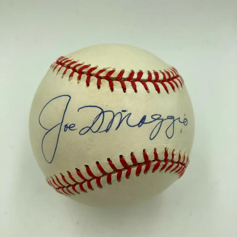 Beautiful Joe Dimaggio Signed American League Baseball JSA Graded MINT 9