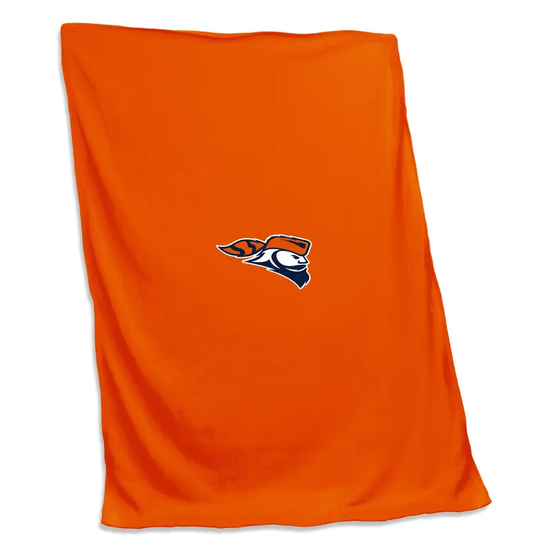 Carroll University Orange Screened Sweatshirt Blanket
