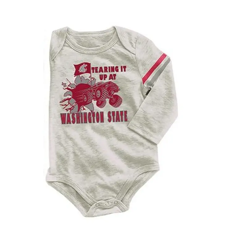 Colosseum Gray "Tearing it Up" Baby Onesie