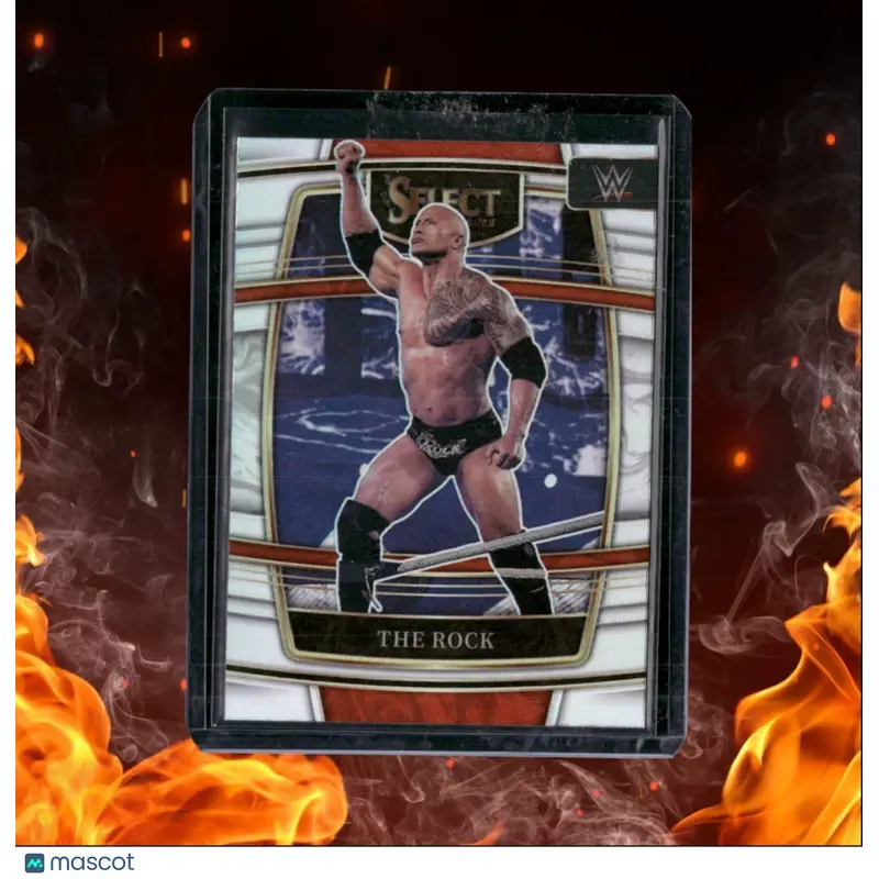 2022 Panini Select WWE The Rock Silver Prizm #20