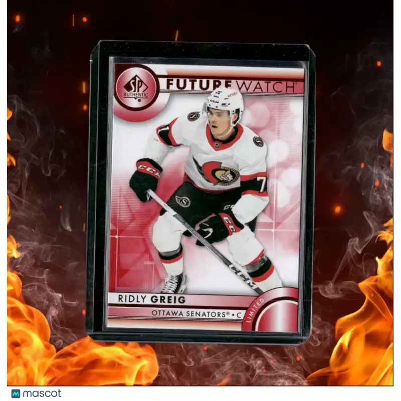 2023-24 SP Authentic Ridly Greig Future Watch Limited Red Rookie #102