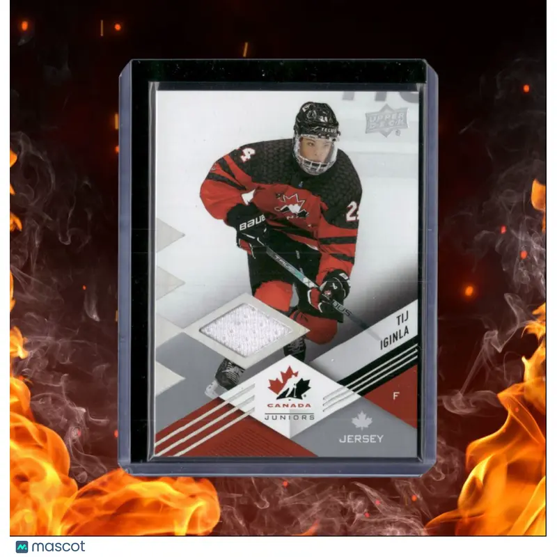 2024-25 Upper Deck Team Canada Juniors Tij Iginla Jersey #67