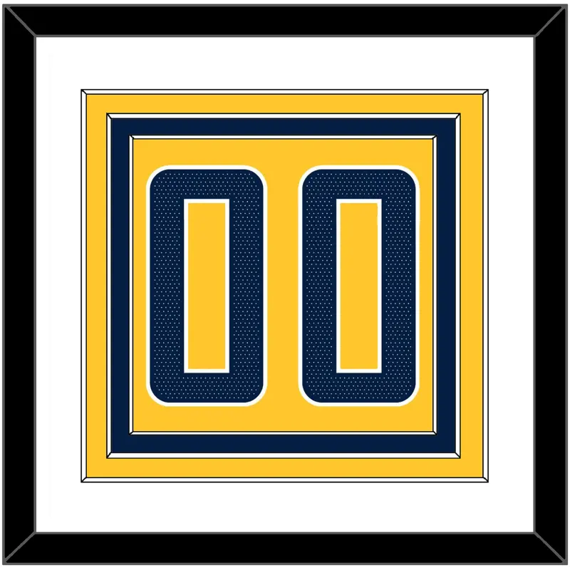 Indiana Number - Gold Statement - Triple Mat 1