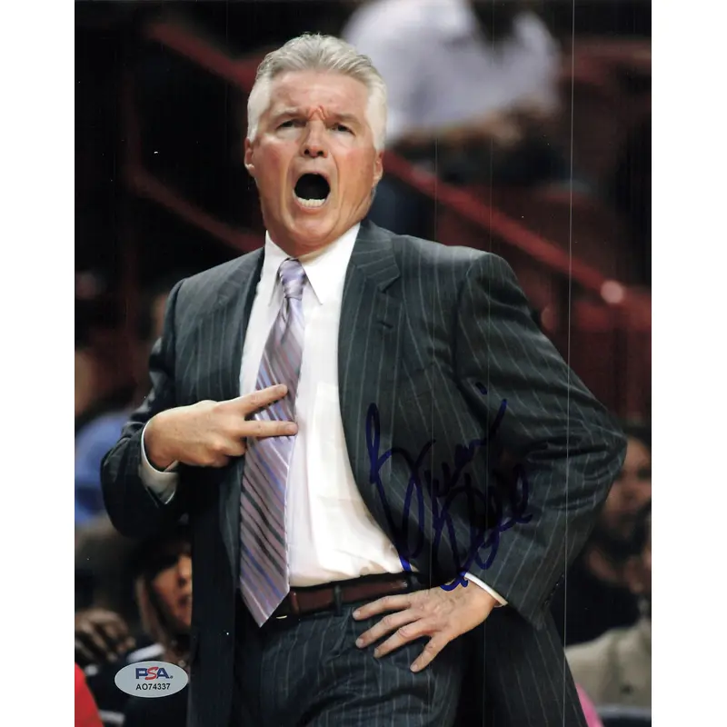 Brian Hill signed 8x10 photo PSA/DNA Autographed Orlando Magic