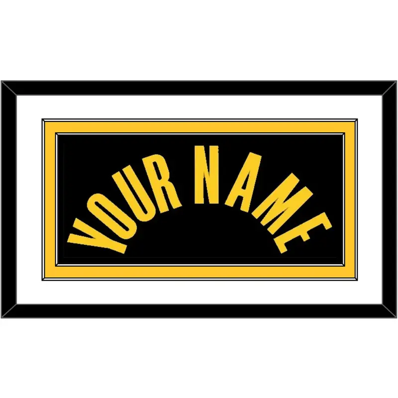Los Angeles Name - Black Mamba (2017-2018, 2020) - Double Mat 1