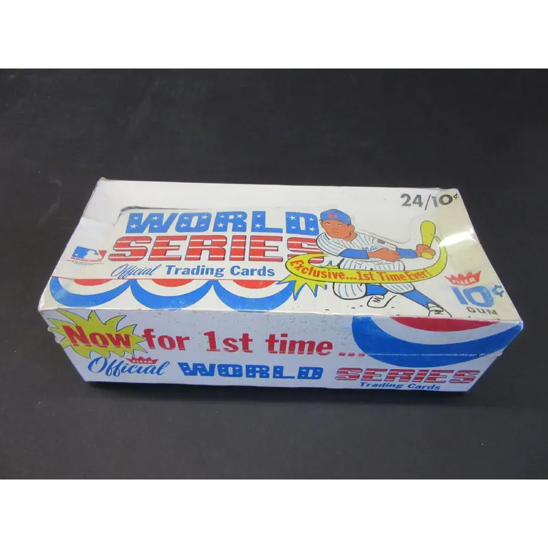 1970 Fleer Baseball 10 Cent Empty Display Box (World Series)