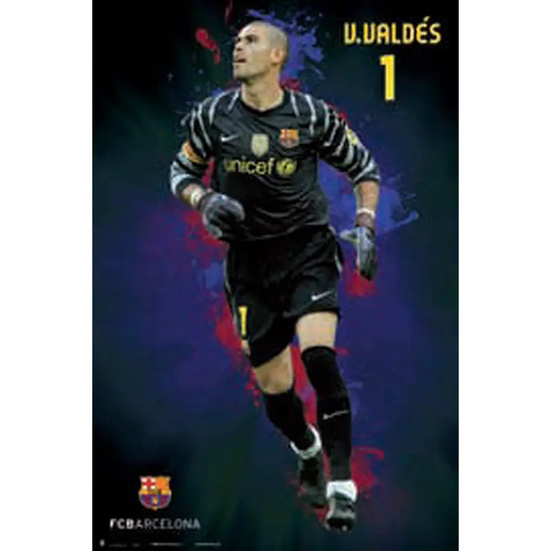 Victor Valdes "SuperAction" FC Barcelona Poster - G.E. (Spain) 2011