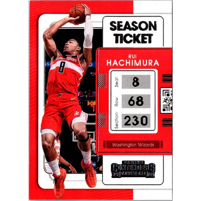 2021 Panini Contenders Game Ticket Red Rui Hachimura #91