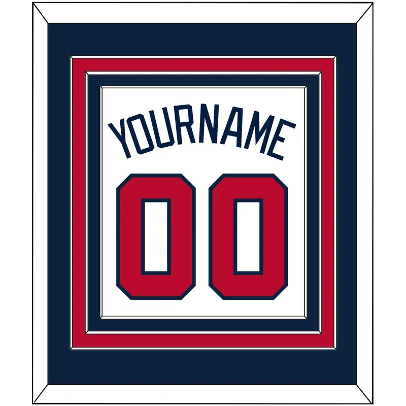 Atlanta Name & Number - Home White - Triple Mat 3