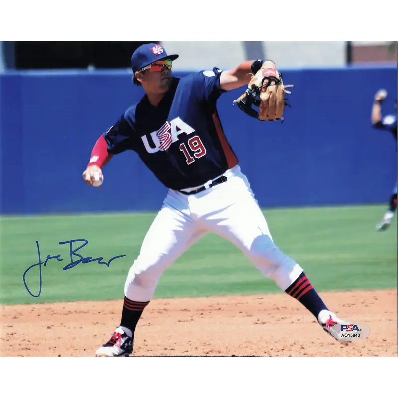 Jake Burger signed 8x10 photo PSA/DNA Autographed USA Baseball