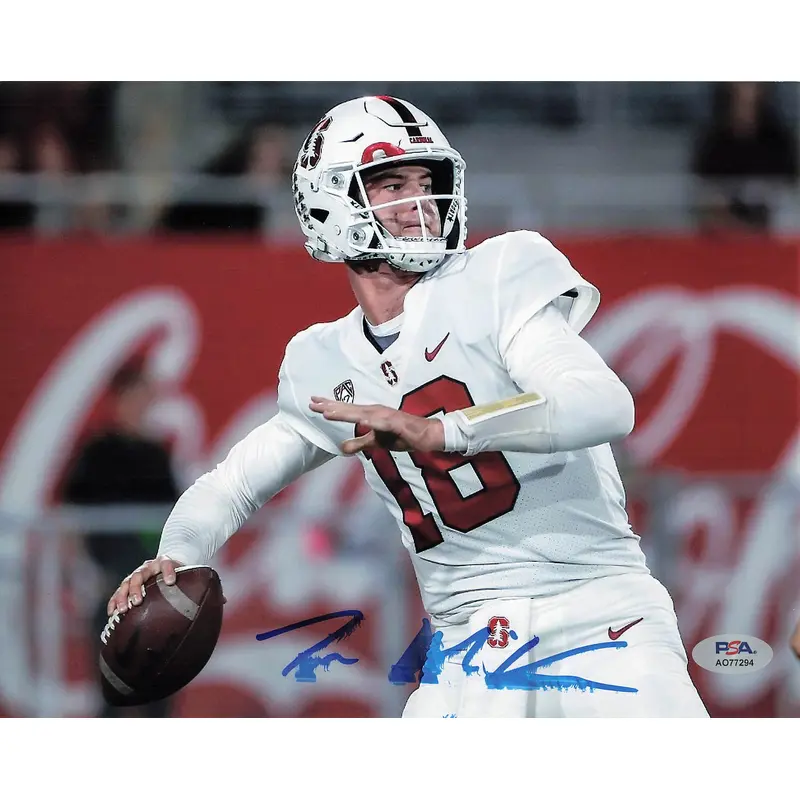 Tanner Mckee Signed 8x10 photo PSA/DNA Stanford Cardinals Autographed