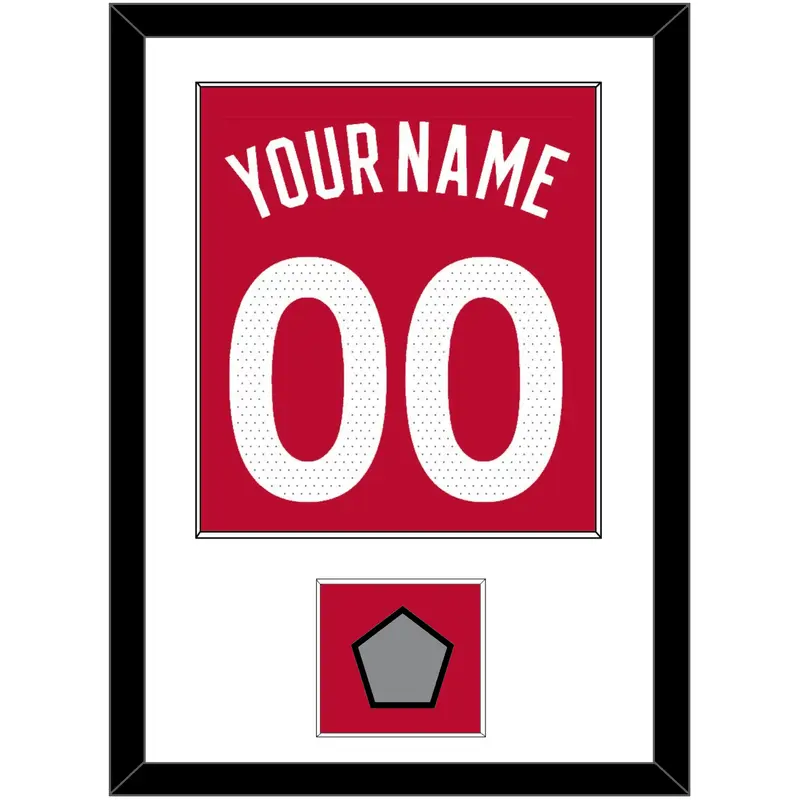 Toronto Name & Number With Champions Patch - Red Icon (2015-2020) - Single Mat 1