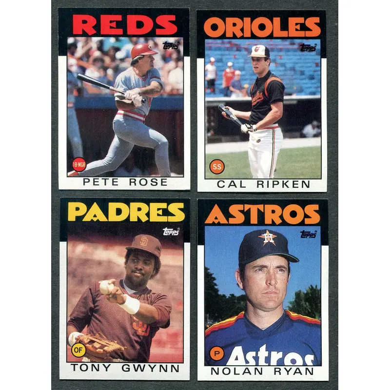 1986 Topps Baseball Complete Set NM (792) (23-336)