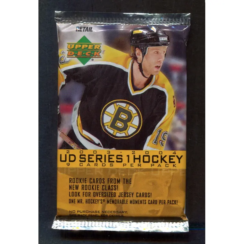 2003/04 Upper Deck Hockey Unopened Series 1 Pack (Retail) (9)