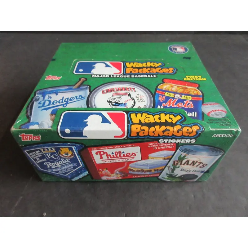 2016 Topps Wacky Packages MLB Baseball First Edition Box (24/10)