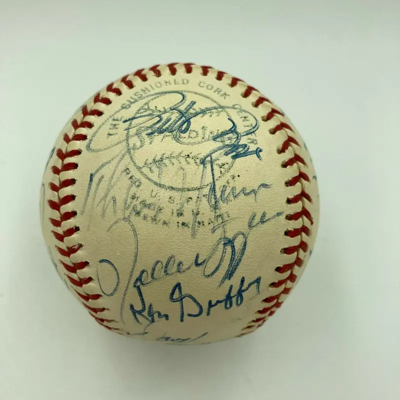 Beautiful Thurman Munson 1976 All Star Game Signed Baseball 23 Sigs PSA DNA COA