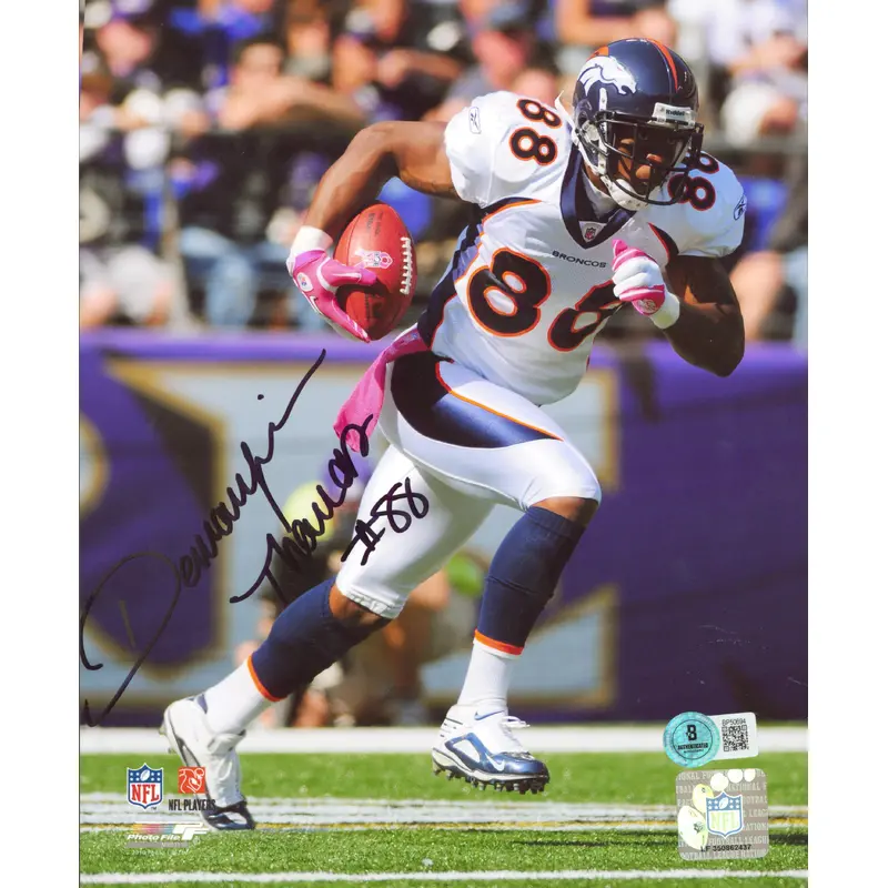Broncos Demaryius Thomas Authentic Signed 8x10 Photo Autographed BAS #BP50694
