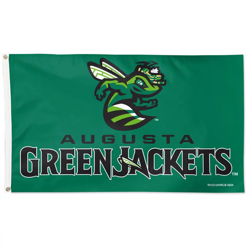 Augusta GreenJackets Official Minor League Baseball 3'x5' Flag - Wincraft