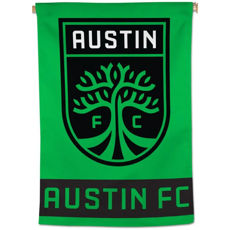 Austin FC Official MLS Soccer Team Logo 28x40 Wall BANNER - Wincraft Inc.