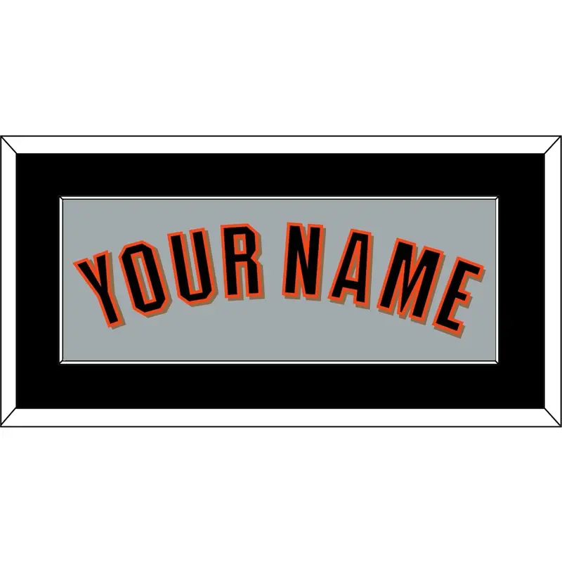 San Francisco Name - Road Gray (2022-2023) - Single Mat 3