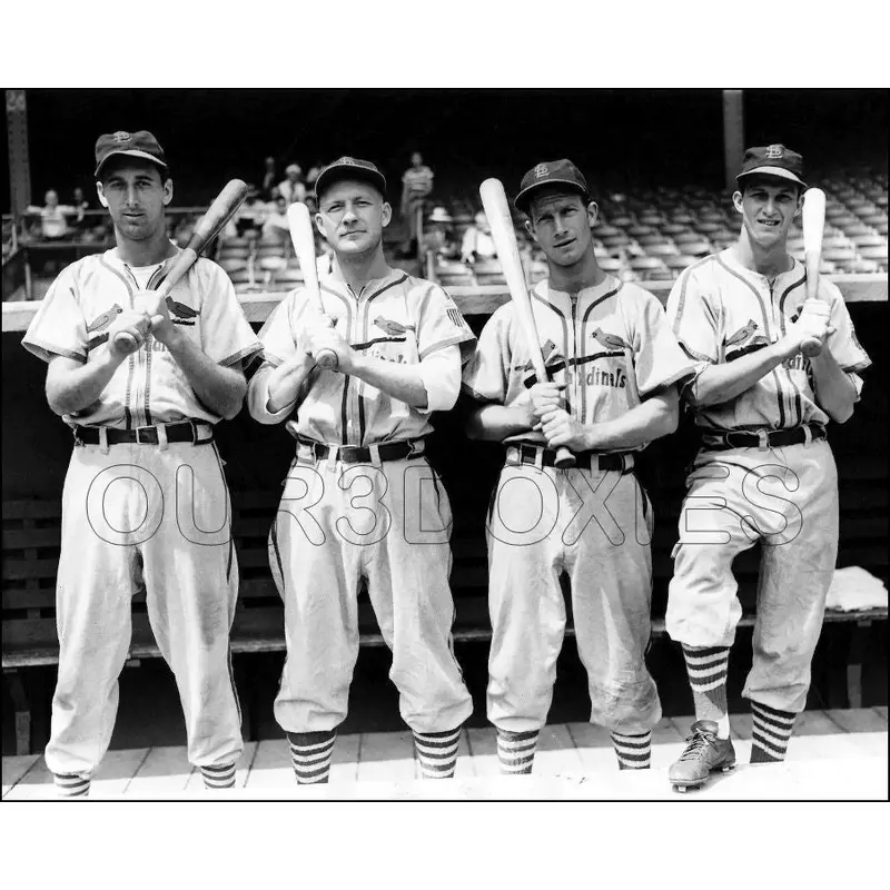 Stan Musial Whitey Kurowski 8X10 Photo - 1943 Cardinals Walker Klein - 11954