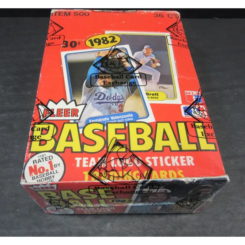 1982 Fleer Baseball Unopened Wax Box (Authenticate)