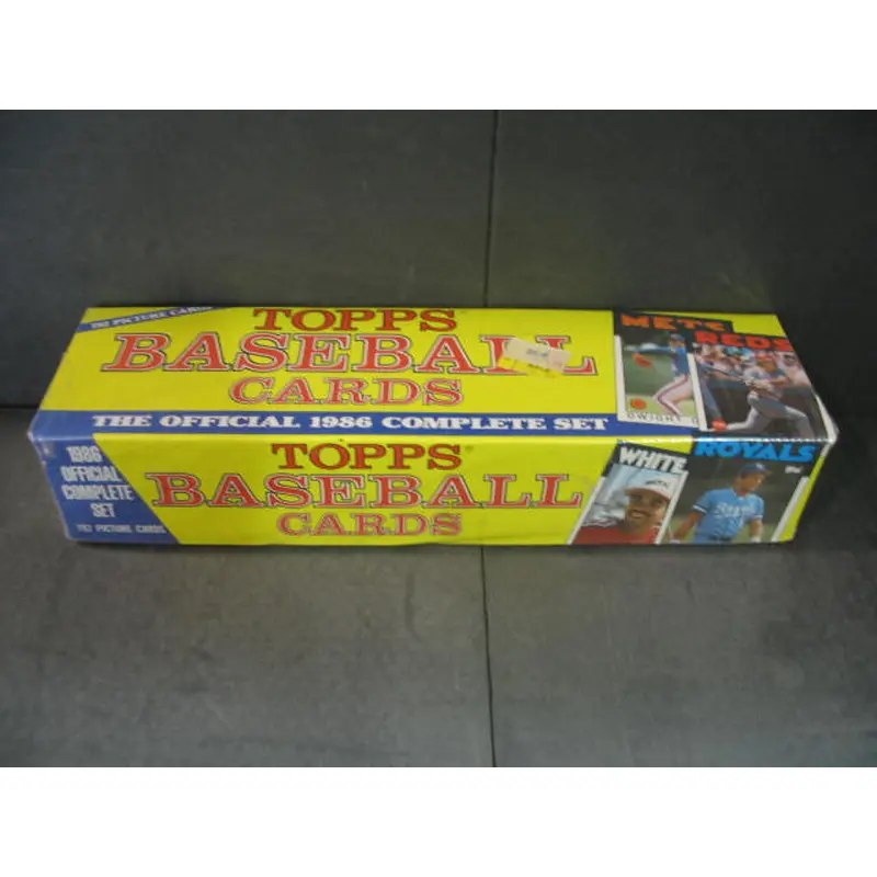 1986 Topps Baseball Factory Set (Holiday)