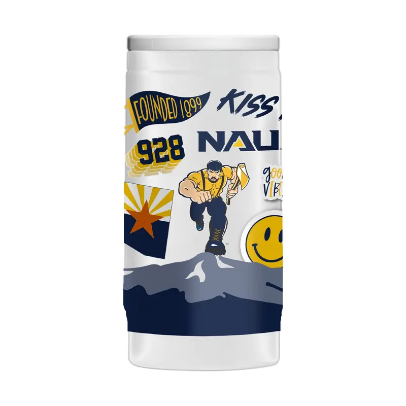 Northern Arizona 12oz Native Powdercoat SlimCan Coolie