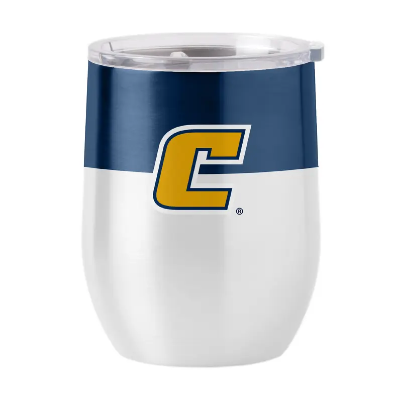 UT Chattanooga 16oz Colorblock Stainless Curved Beverage