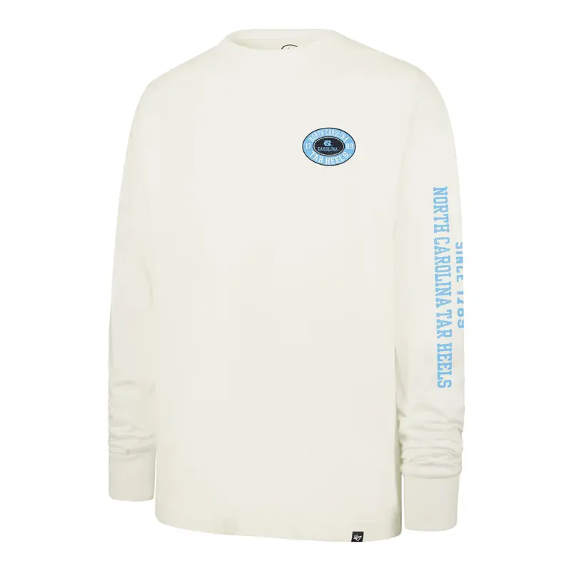 NORTH CAROLINA TAR HEELS UNC TIDE SWEEP MONTAUK '47 FOUNDATION LONG SLEEVE