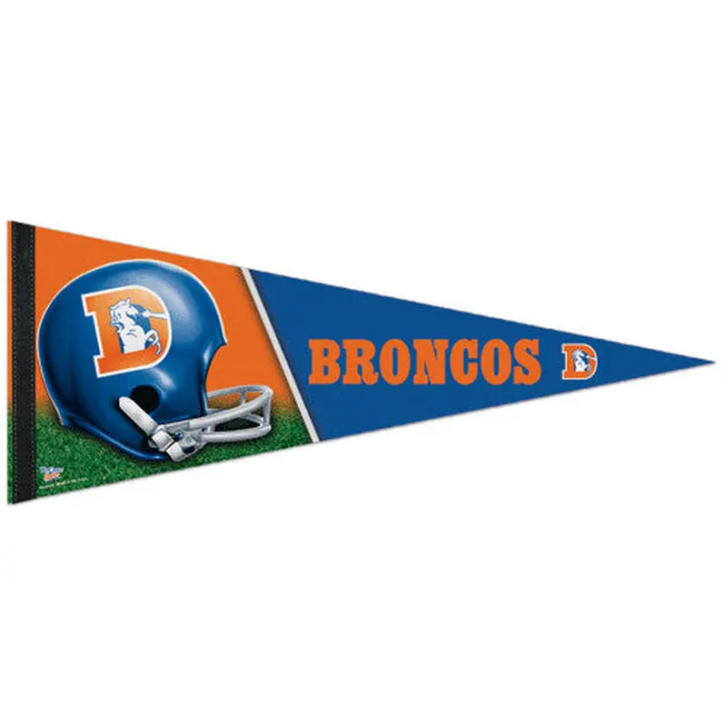 Denver Broncos "NFL Classic" (1968-96 Style) Premium Felt Pennant - Wincraft Inc.