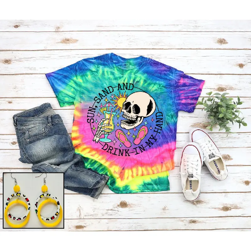 Sun, Sand, Drink in my Hand- Tee