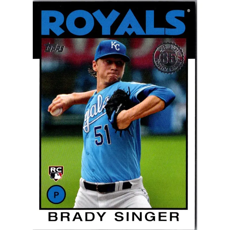 2021 Topps Chrome Platinum Anniversary Brady Singer #6