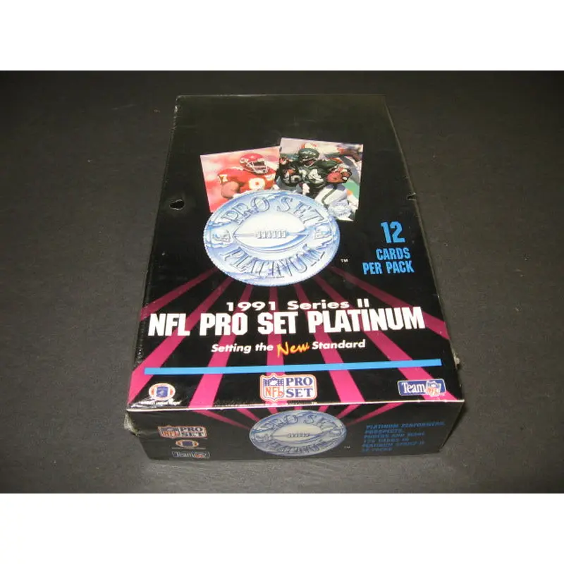 1991 Pro Set Platinum Football Series 2 Box