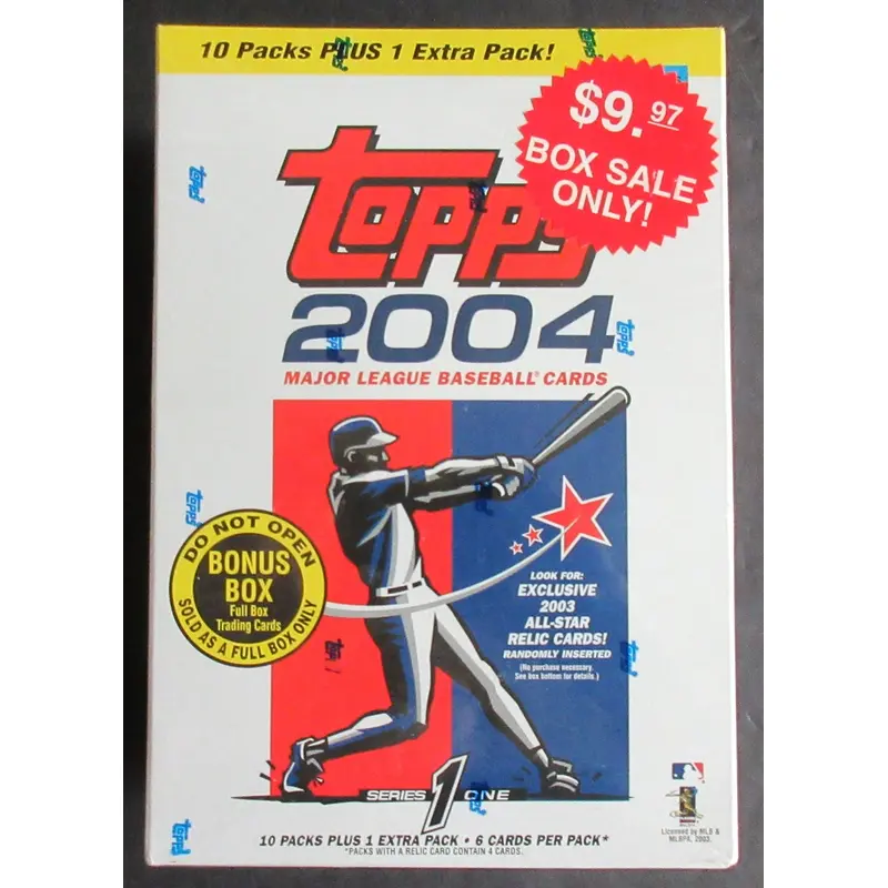 2004 Topps Baseball Series 1 Blaster Box (11/6)