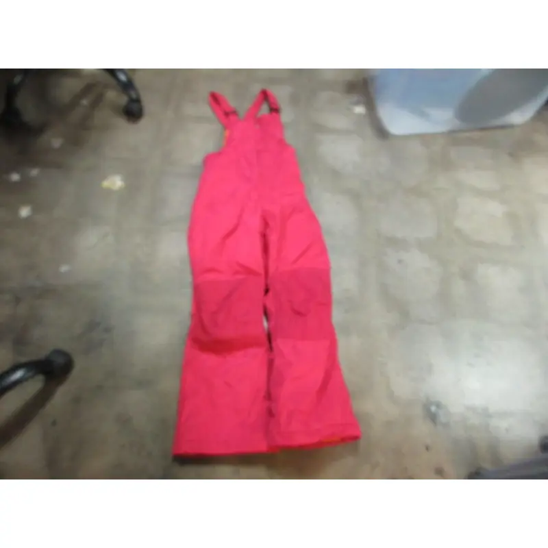 Used Kids Pink Lands End Snow Bibs Size 6