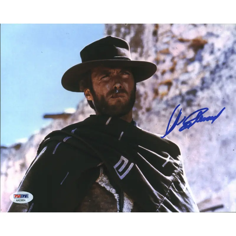 Clint Eastwood The Good, the Bad and the Ugly Signed 8x10 Photo PSA/DNA #AA03004