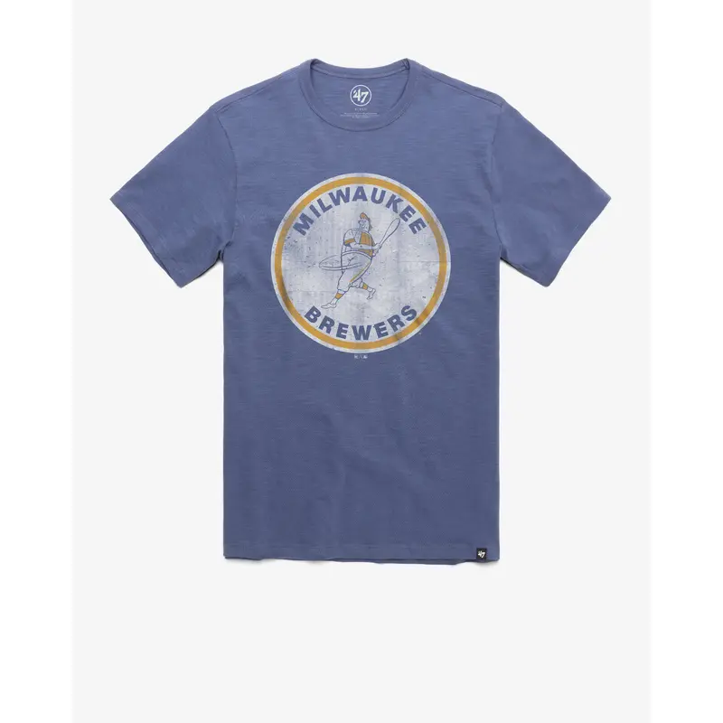 MILWAUKEE BREWERS COOPERSTOWN GRIT '47 SCRUM TEE