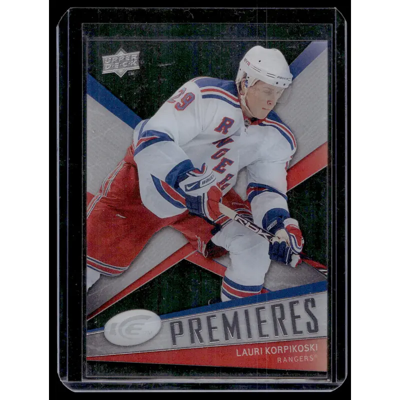 2008-09 Upper Deck Ice - Ice Premieres Level 2 - Lauri Korpikoski #163 /499 RC