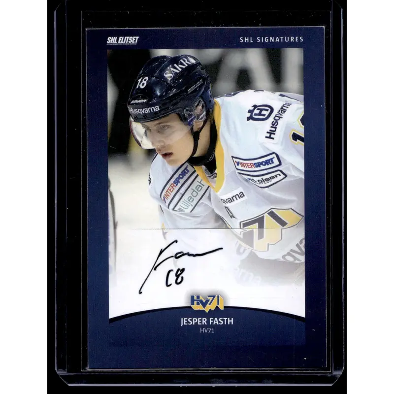 2011-12 SHL Signatures - Jesper Fasth