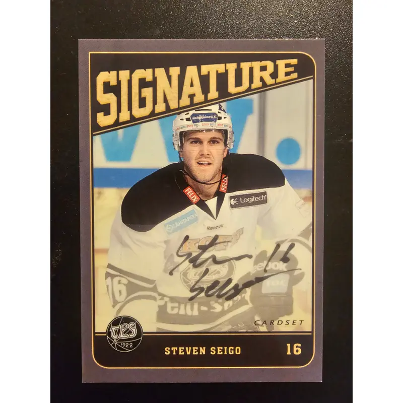2013-14 Cardset Signature - Steven Seigo /128
