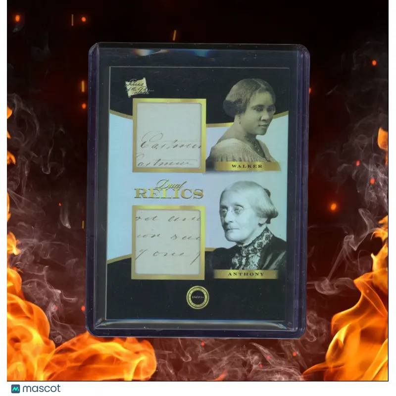 2024 Pieces of the Past 1800's Madam C.J. Walker / Susan B. Anthony Relic #176