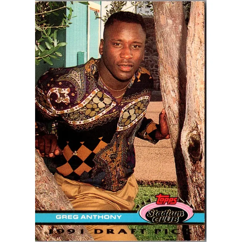 1992 Stadium Club Dome Greg Anthony #7 Rookie